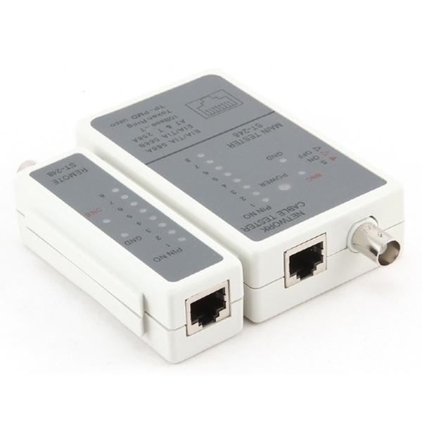 ტესტერი Gembird NCT-1, Cable tester for RJ-45 and RG-58 cables