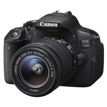 Canon EOS 700D 18-55 IS STM KIT , 18MP CMOS sensor 8596B031AA + 8GB SD Card