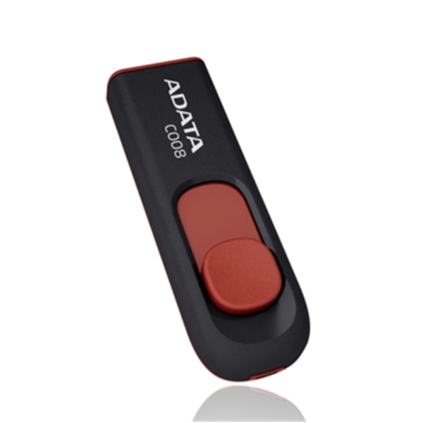 ADATA C008 16 GB, USB 2.0, Black/Red