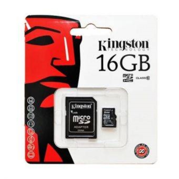 KINGSTON microSD 16GB Class10+adaptor