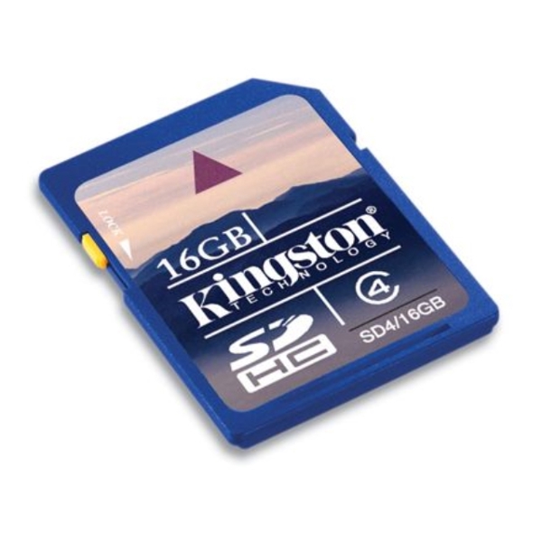 KINGSTON SDHC Cl 4 Flash Card 16GB