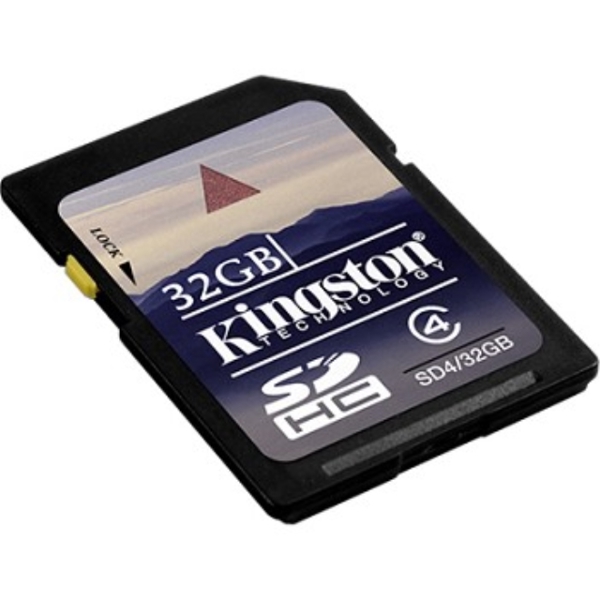 KINGSTON SDHC Cl 4 Flash Card 32GB