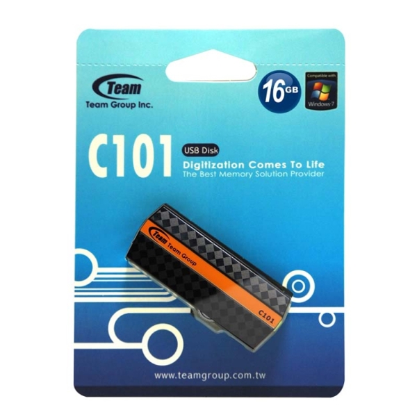 TEAM C101 DRIVE 16 GB ORANGE RETAIL