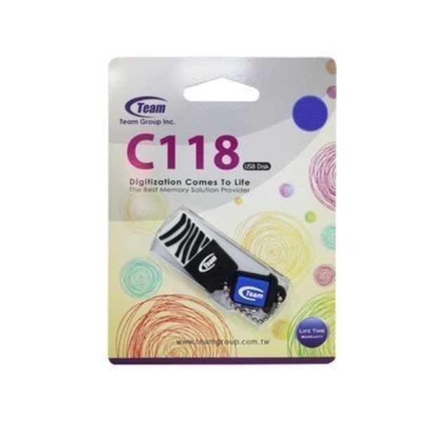 TEAM C118 DRIVE 16 GB BLACK  RETAIL