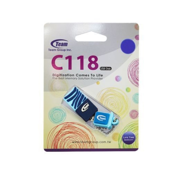 TEAM C118 DRIVE 16GB BLUE  RETAIL