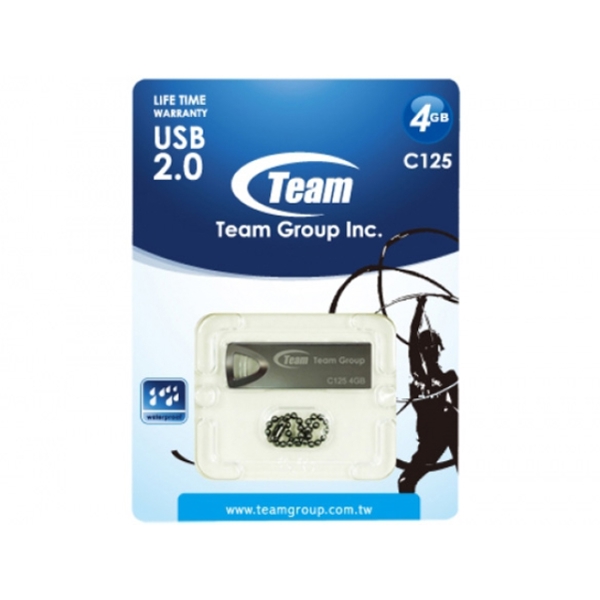 TEAM C125 DRIVE 4 GB BLACK  RETAIL