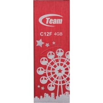 TEAM C12F DRIVE 4 GB RED  RETAIL