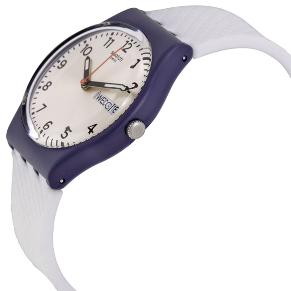 Swatch GN720 White Delight Quartz Watch