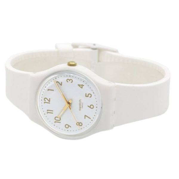 Swatch White Bishop White Dial Unisex Watch GW164