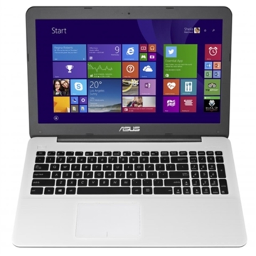  ASUSTEK ASUS X554LD WHITE 15.6" HD  I3 5010U 2.1 GHZ, 4GB, 500GB, GT820 1GB, DVD-RW, BT, FREE DOS, 1YEAR