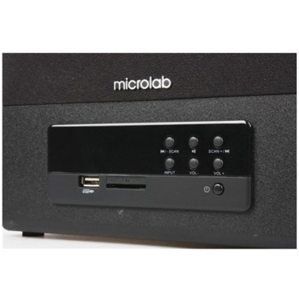 Microlab FC 530U Speaker type 2.1, 3.5mm, Black/Dark wood, 64 W