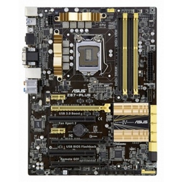   ASUS  LGA 1150 Z87-PLUS, VIDEO, 3PCIX, 2PCIE, 2PCIE 1X, 4DDR3