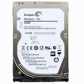  HDD SATA 2.5" 500GB SEAGATE ST500LT012 MOMENTUS THIN 5400RPM 16MB