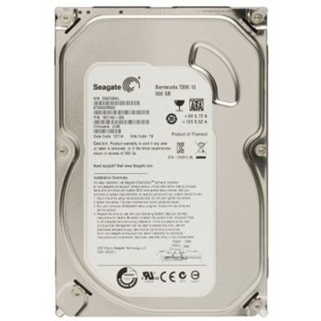  HDD SATA 3.5" 500GB SEAGATE ST500DM002 BARRACUDA 7200RPM 16MB  6GBS