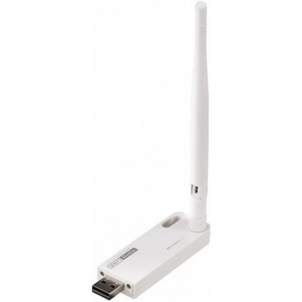   TOTOLINK N150UH 300M HIGH POWER (RF POWER 200MW ) WIRELESS 802.11NBG USB2.0 LAN CARD WITH 1PCS 5DBI DETACHABLE ANTENNA