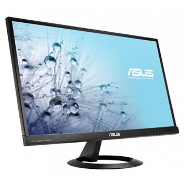 მონიტორი ASUS  23" (58.4CM) VX239H  BLACK LED AH-IPS FULL HD 1920X1080 5MS 250CDM2 80M:1 178°178° HDMIMHL  D-SUB  DISPLAY PORT  SPEAKER 2X1.5W TILT : +20°~-5°;KEN