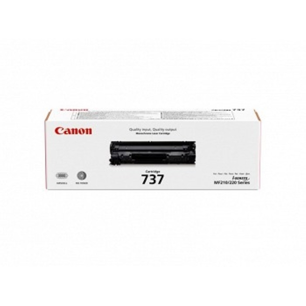 კარტრიჯი  CANON ORIGINAL LJ 737 BLACK  2400@5% MF-211MF-212WMF-216NMF-217WMF-226DNMF-229DW