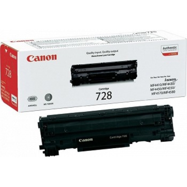  CANON ORIGINAL LJ 728 BLACK  2100@5%, MF4410, 4730,4750,4780,4870