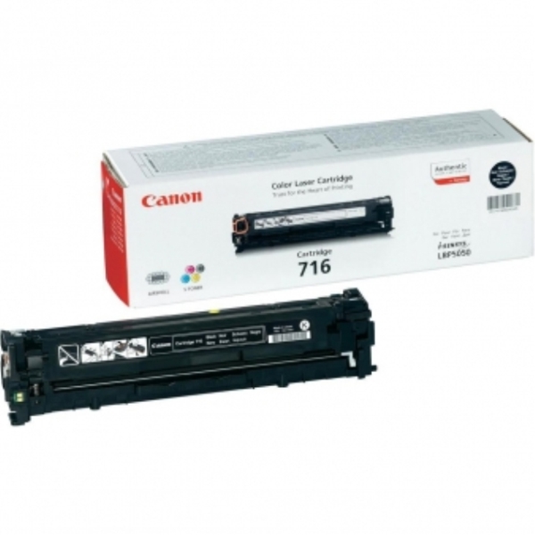 კარტრიჯი  CANON ORIGINAL LJ 716 BLACK, 1500@5% LBP50508030