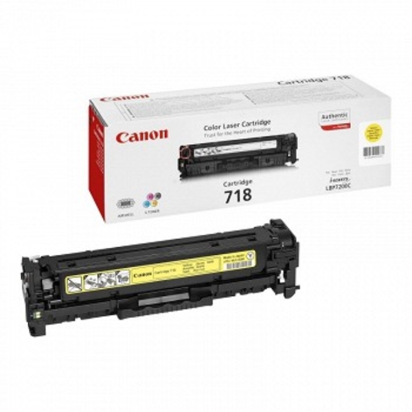 კარტრიჯი  CANON ORIGINAL LJ 718 YELLOW 2900@5% MF8330CDN8340