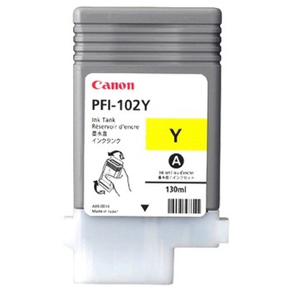 კარტრიჯი  CANON ORIGINAL PFI 102Y  YELLOW  IPF5600  130ML