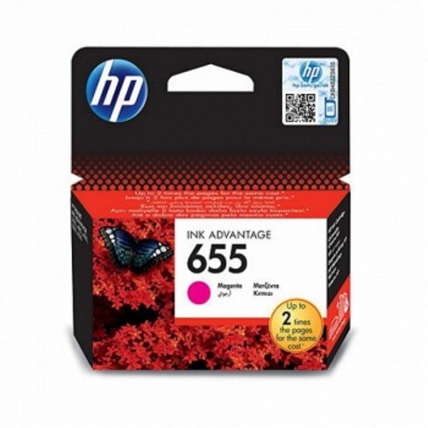 კარტრიჯი HP ORIGINAL CZ111AE  HP 655 MAGENTA INK CARTRIDGE