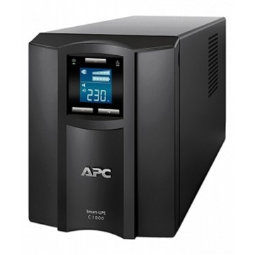 უწყვეტი კვების წყარო  APC SMART SMC1000I 1000 VA 600WATTS  230V, 170 - 300V  LCD (NEW)