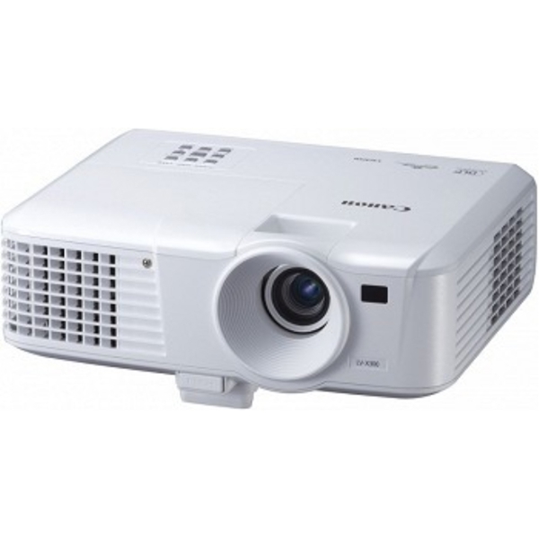  CANON LV-X300 LCD (REFLECTIVE DLP™ CHIP) 4:3  1024X768  1.1XZOOM 3000LUMENS 2300:1 RGB  S-VIDEO RCA AUDIO 3.5MM  RJ-45 USB(SERVICE PORT)