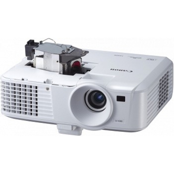  CANON LV-X300 LCD (REFLECTIVE DLP™ CHIP) 4:3  1024X768  1.1XZOOM 3000LUMENS 2300:1 RGB  S-VIDEO RCA AUDIO 3.5MM  RJ-45 USB(SERVICE PORT)