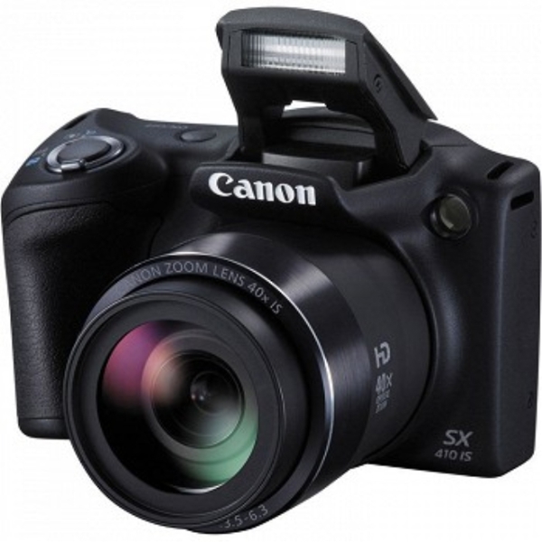 DIGITAL CAMERA CANON POWERSHOT SX410 IS 20.0 MP PROCESSOR  DIGIC 4+ 40X ZOOM  HD VIDEO 3.0 LCD BLACK