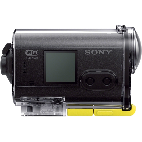 ვიდეოკამერა  SONY HDRAS20B ACTION VIDEO CAMERA  11.9MP ,1920 X1080 60P50P, MEMORY STICK MICRO™ AND MICRO SDSDHCSDXC COMPATIBLE , BLACK