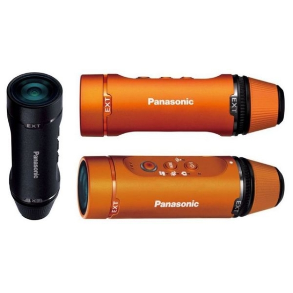 ვიდეოკამერა  PANASONIC HX-A1MEED ORANGE FULL HD  WATERPROOF SHOCKPROOF IP6X DUSTPROOF AND 14° FREEZE-PROOF  LIGHTWEIGHT AT ONLY 1.6 OUNCES NIGHT VISION WIFI