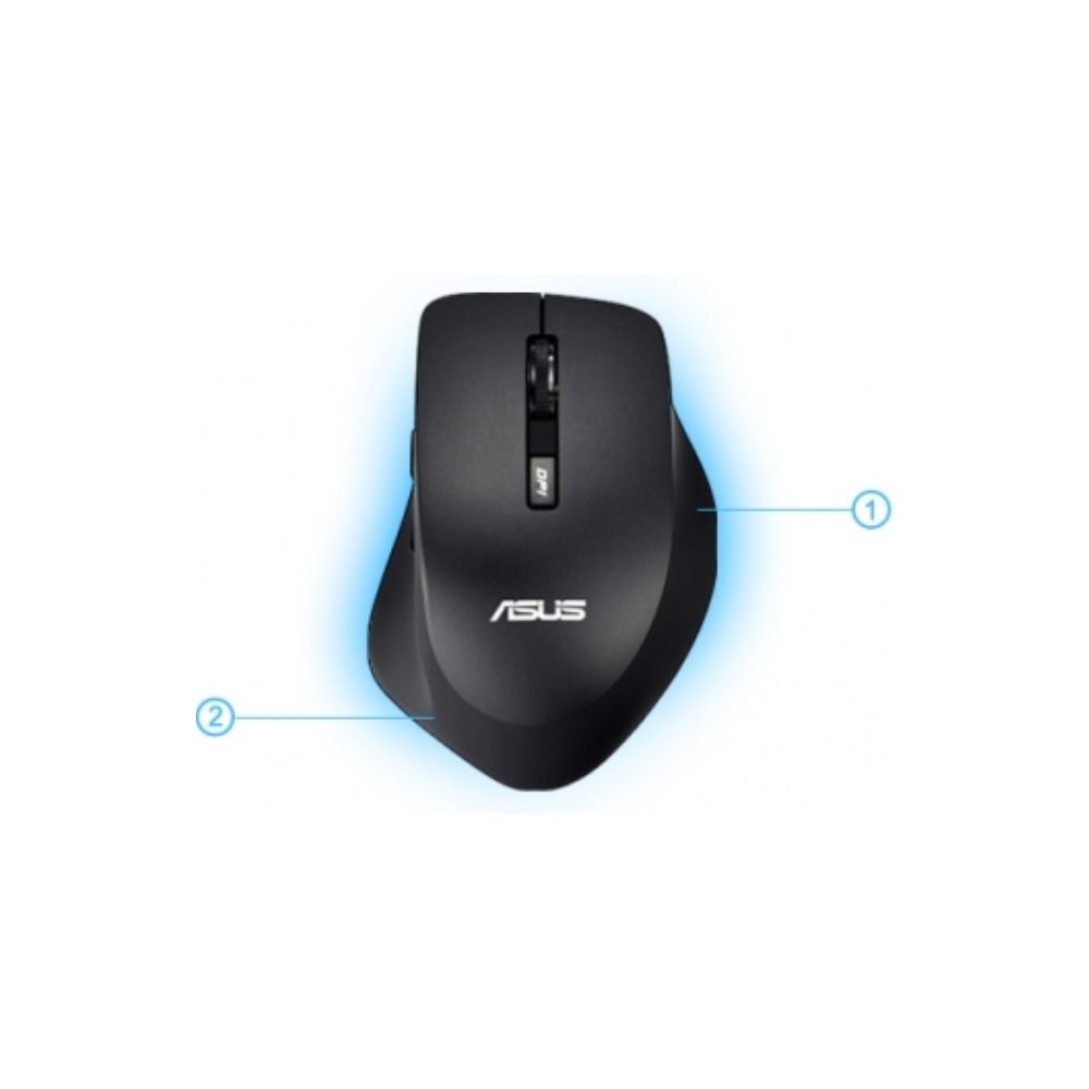  მაუსი Asus WT425, OPTICAL, WIRELESS, BLACK
