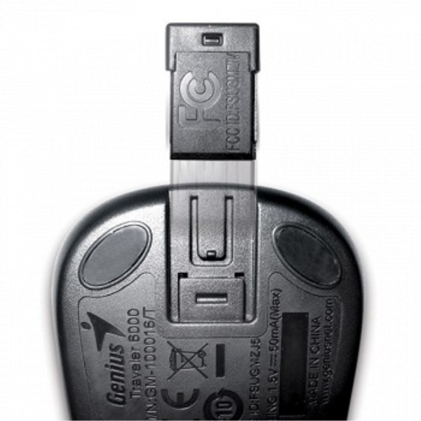 MOUSE GENIUS TRAVELER 6000X  WIRELESS BLACK