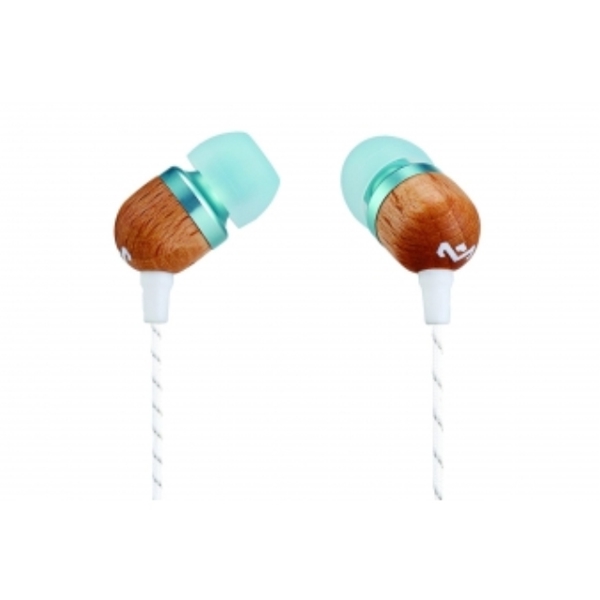 ყურსასმენი  HOUSE OF MARLEY EM-JE041-SK SMILE JAMAICA IN-EAR HEADPHONES WITH REMOTE AND MICROPHONE (SKY)