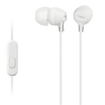 ყურსასმენი SONY SONY MDR-EX15AP IN-EAR HEADPHONES WITH REMOTE BLACK