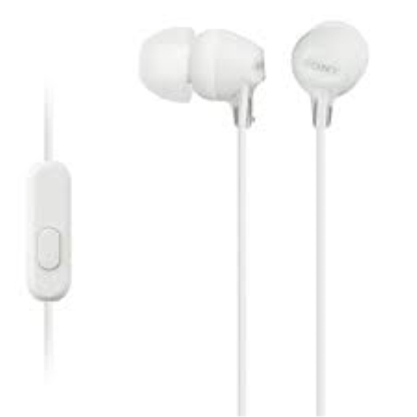 ყურსასმენი SONY SONY MDR-EX15AP IN-EAR HEADPHONES WITH REMOTE BLACK