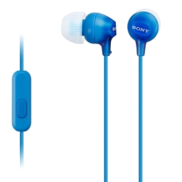 ყურსასმენი SONY SONY MDR-EX15AP IN-EAR HEADPHONES WITH REMOTE BLUE