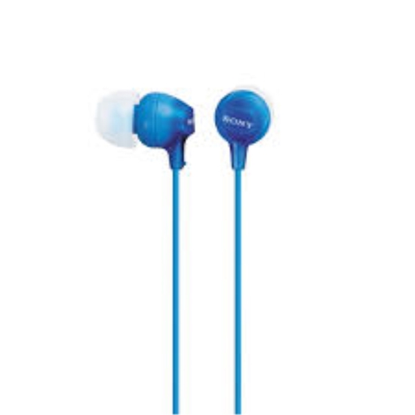 ყურსასმენი SONY SONY MDR-EX15AP IN-EAR HEADPHONES WITH REMOTE BLUE