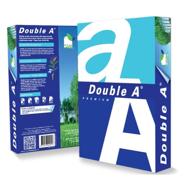 ქაღალდი  DOUBLE A DOUBLE A,  A4  210X297MM , 80GSM, 500 SHEETS