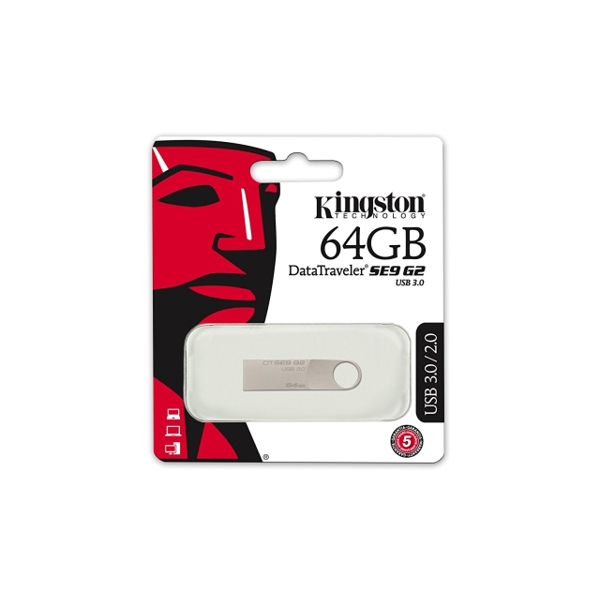 USB ფლეშ მეხსიერება KINGSTON  64GB  DTSE9G264GB USB 3.0