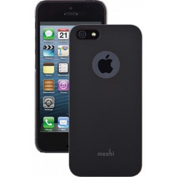 MOBILE CASES APPLE MOSHI IGLAZE  IPHONE 5 SNAP-ON CASE BLACK