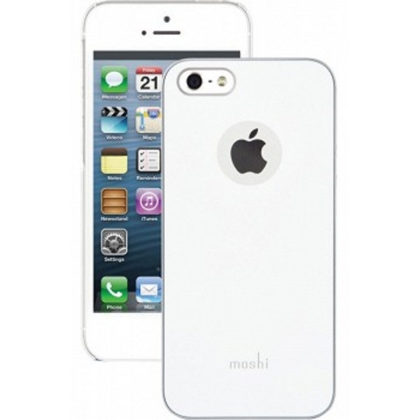 MOBILE CASES APPLE MOSHI IGLAZE  IPHONE 5 SNAP-ON CASE WHITE