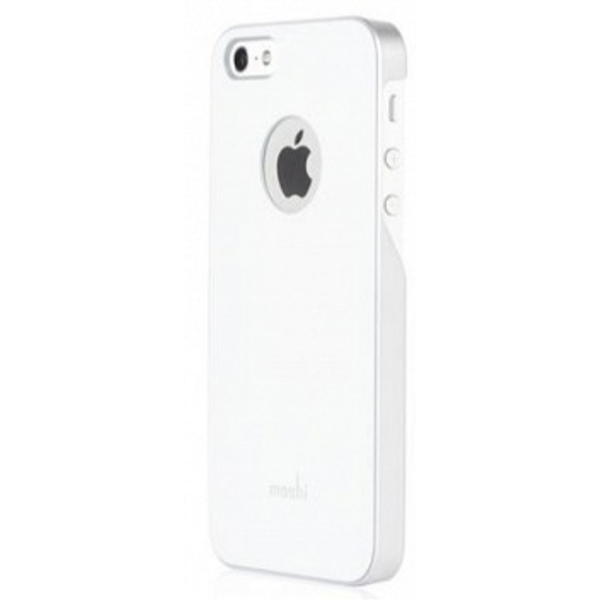 MOBILE CASES APPLE MOSHI IGLAZE  IPHONE 5 SNAP-ON CASE WHITE