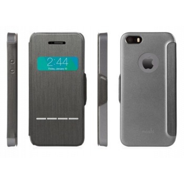 MOBILE CASES APPLE MOSHI SENSECOVER HARDSHELL CASE FOR IPHONE 55S BLACK