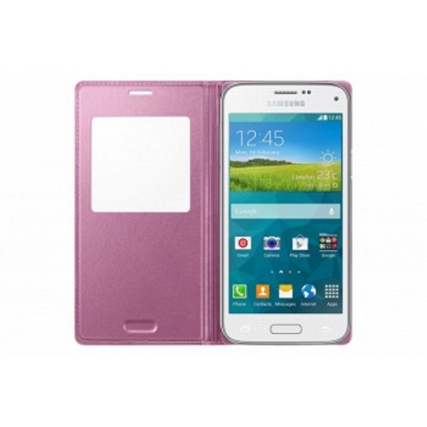 MOBILE CASES SAMSUNG SAMSUNG GALAXY S5 MINI S VIEW PINK