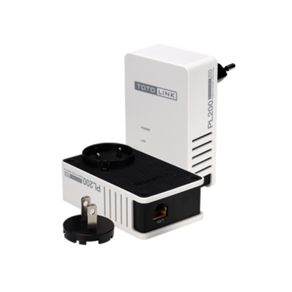 როუტერი NETWORK ACTIVE  TOTOLINK PL200KIT 200MBPS POWER LINE ADAPTER KIT