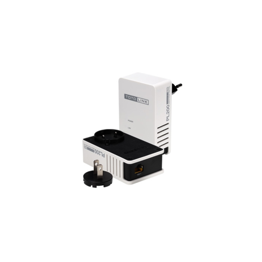 როუტერი NETWORK ACTIVE  TOTOLINK PL200KIT 200MBPS POWER LINE ADAPTER KIT
