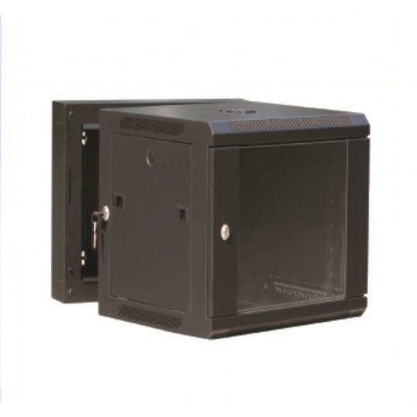 ტელეკომუნიკაციური კარადა  RACK GEMBIRD 19WM -9U 19" WALL MOUNTED RACK METAL ENCLOSURE 9U