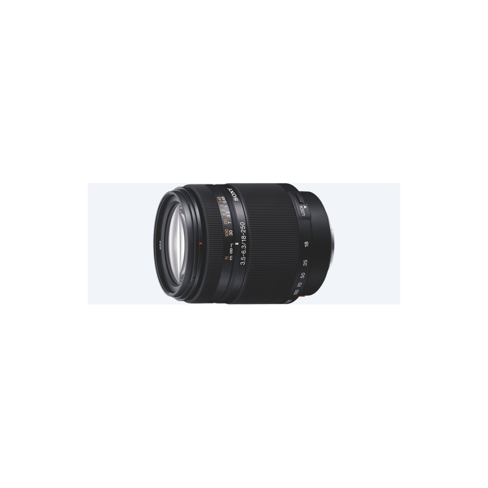 ობიექტივი SONY DIGITAL CAMERA ACCESSORIES SONY SAL18250 ALPHA DT 18-250MM F3.5-6.3 HIGH MAGNIFICATION ZOOM LENS